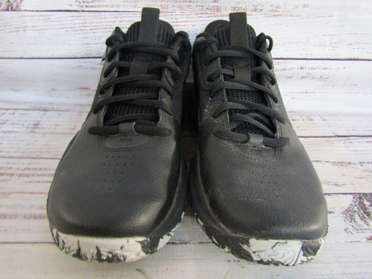 Under Armour Lockdown 7 Boy's Black Mid-Top Sneakers Size 7 Y 3028513-004