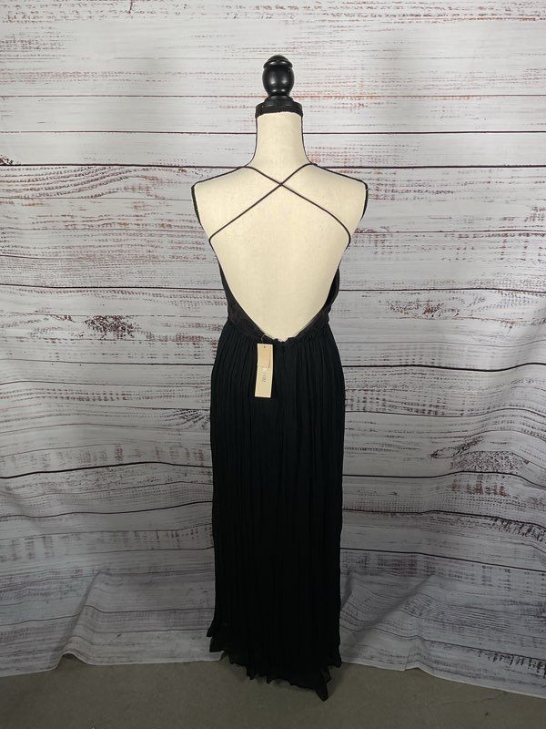 NWT Women's Chan Luu Spaghetti String Embroidery Top Pattern Maxi Dress Size M