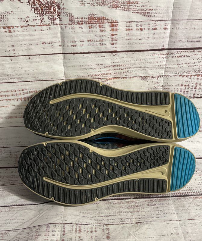 Nike Downshifter 12 Men's Running Shoes Size 12 Dark Grey Laser Blue DD9293-008