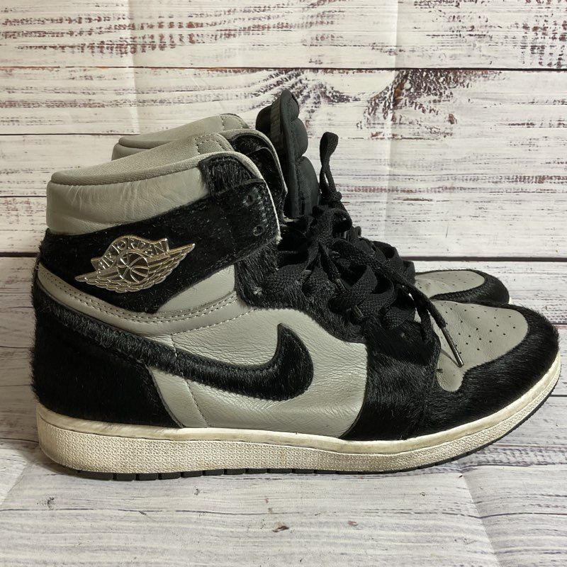NIKE Jordan 1 Retro High OG Twist 2.0 Medium Grey Women's Sneakers- SZ 10