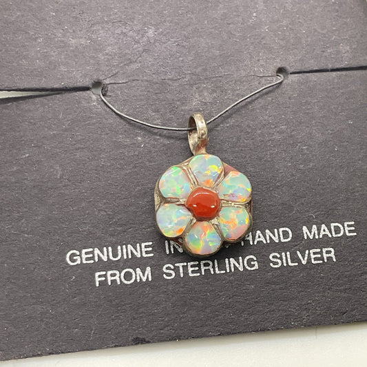 SOUTHWEST SPIRIT Sterling & Gemstone Dangle Earrings & Sterling Gemstone Pendant