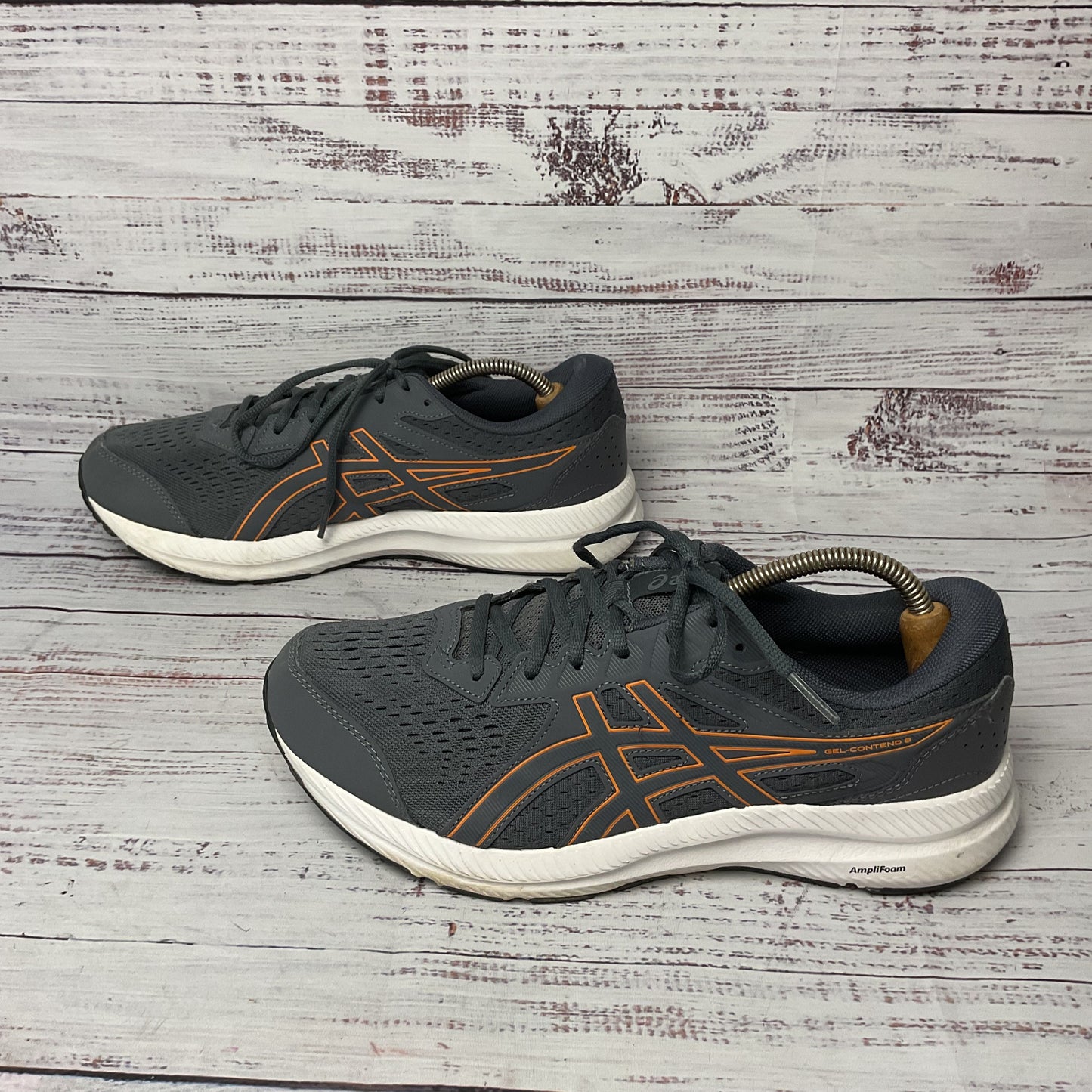 Asics Gel-Contend 8 Grey Athletic Sneaker Shoe Men Size 10.5