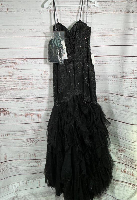 NWT Colors Long Gown w/ Lace up Bodice & Tulle Bottom Size 8 Retail $408