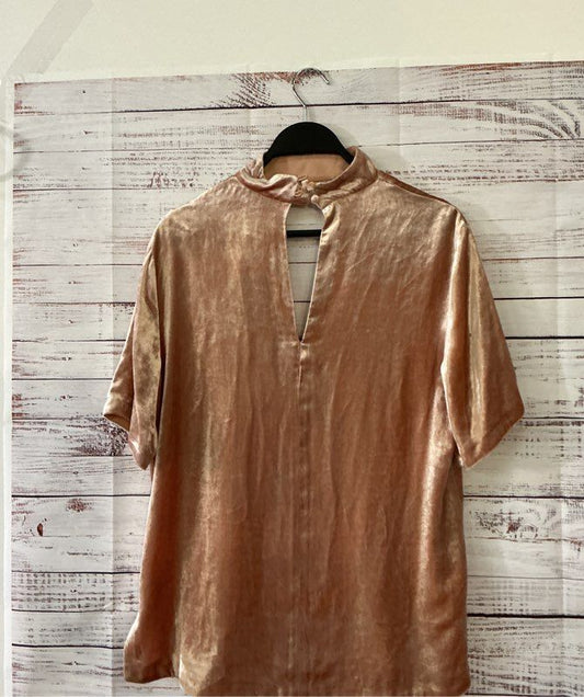 NWT Women's A.L.C. Pink Velvet Top Size 4 PERFECT FOR HOLIDAYS