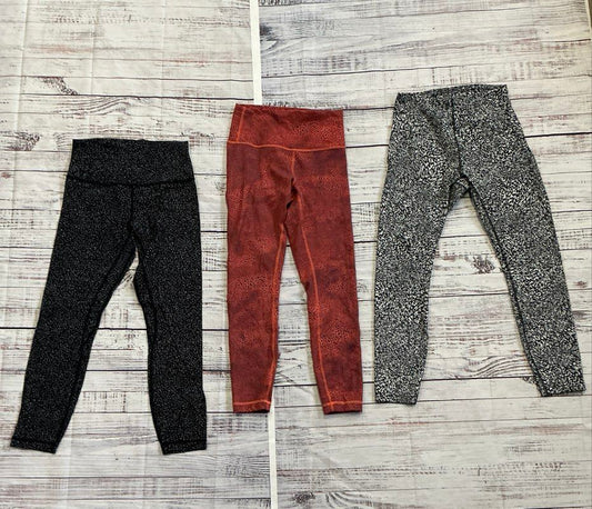 Women's Lululemon Lot of 7 Leggings, Sports Bra and Tops Size 6