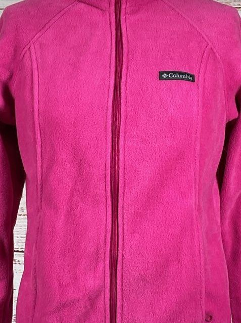 Columbia Women's Benton Springs Full Zip Fleece Jacket Pink M