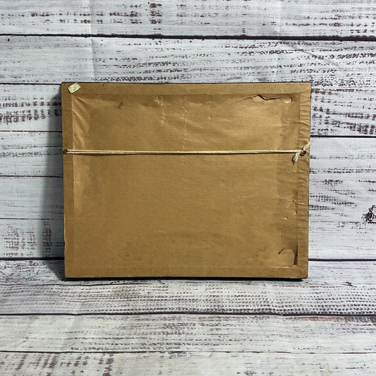 Antique End of the Trail PPIE c.1915 Photo Print Cardinell Vincent Co 10" Framed