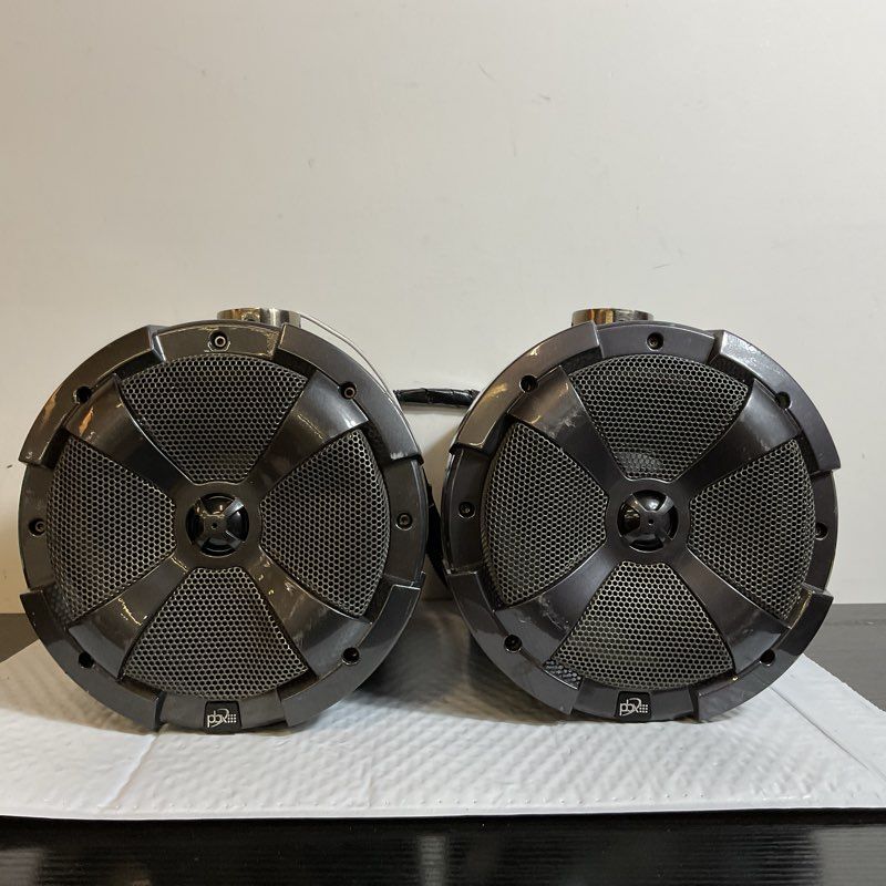 POWER BASS POD8SR 8" Short Range Pod Speaker- NOT TESTED- MISSING BRACKETS