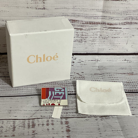 NEW CHLOE X Corita "I Can Handle It" Brass Pin- (2021 FASHION COLLABORATION)