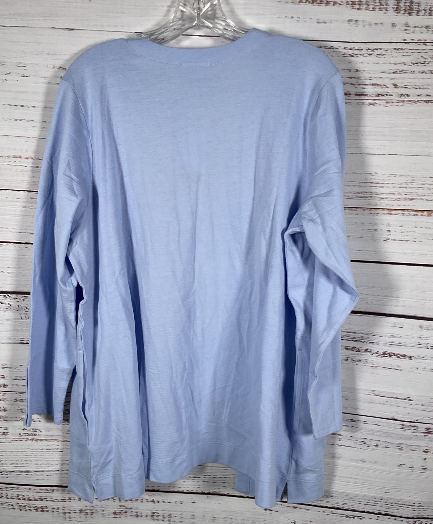 J. Jill Women's Pale Blue Cotton Open Cardigan Size XL Petite