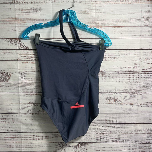 NWT Adidas Stella Mccartney Urban Sky Blue Asymmetrical One Piece Swimsuit sz S