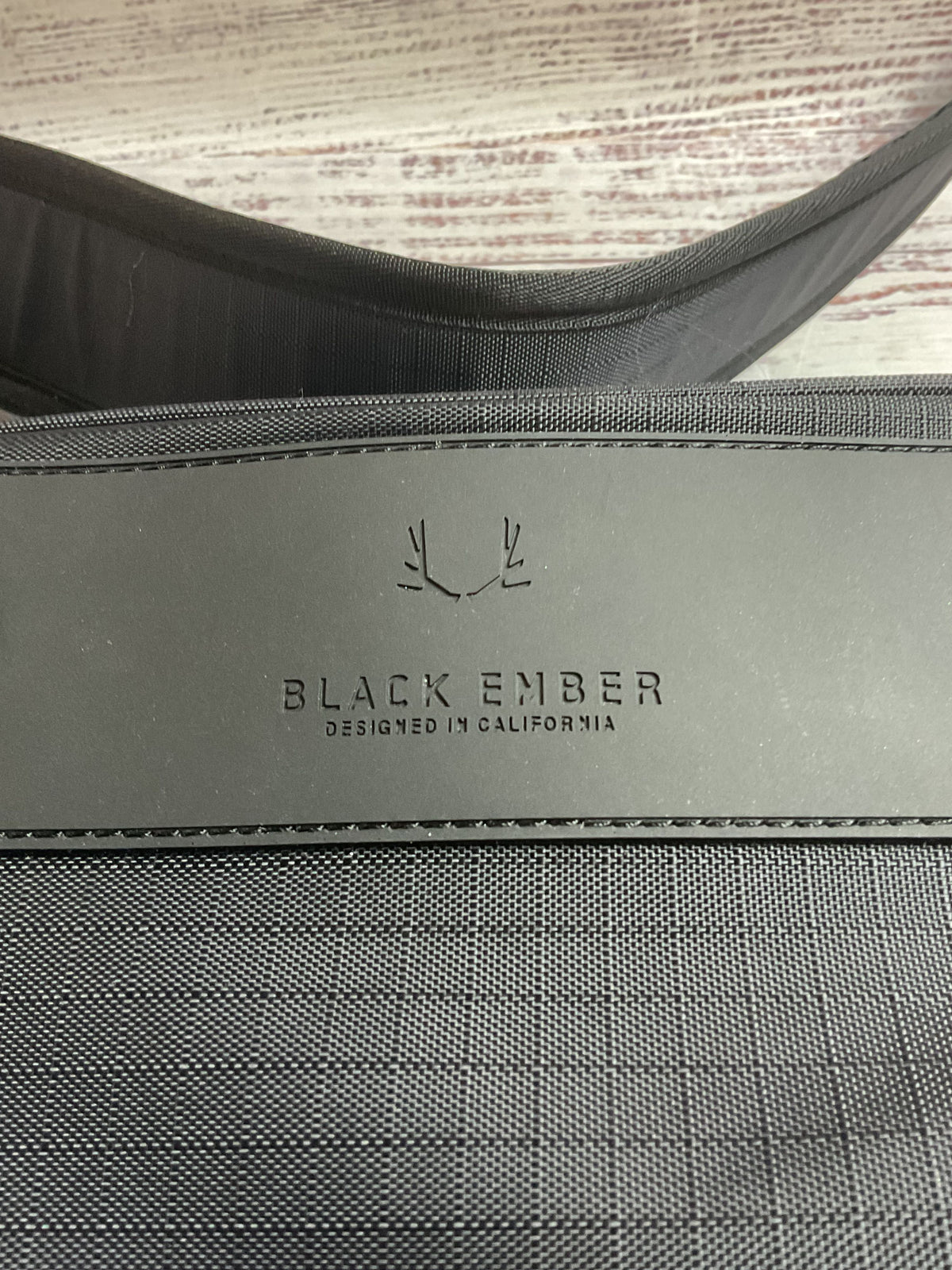 Black Ember Black Messenger Bag NWT