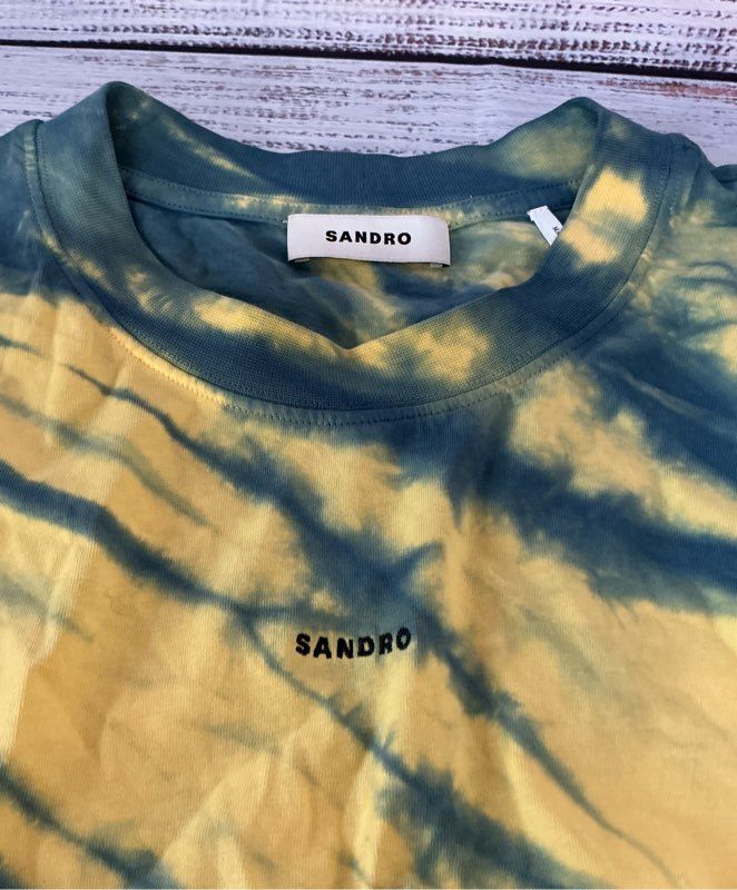 Men's Sandro Tye Dye T-shirt Size M