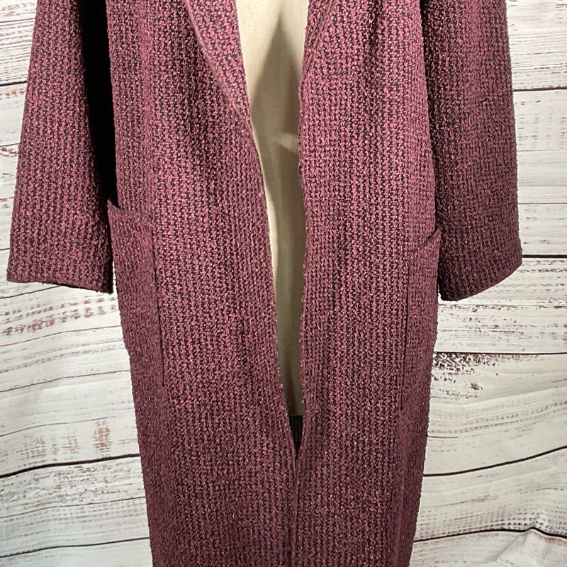 S. BALIAN Designs Women's Purple Tweed Long Coat- SEE MEASUREMENTS