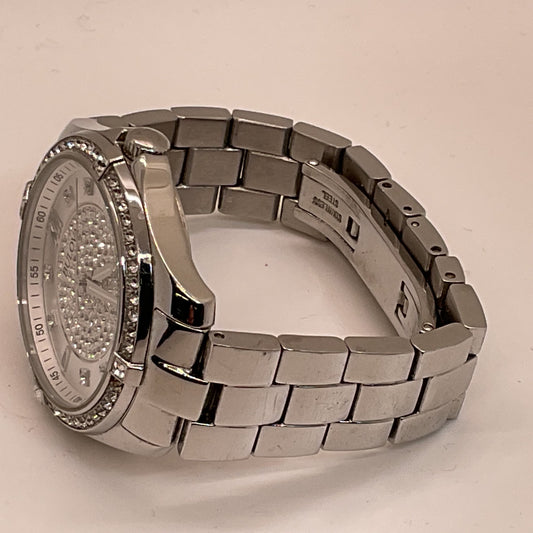 BULLOVA Crystal Accent Stainless Steel Women's Watch- 5.50"