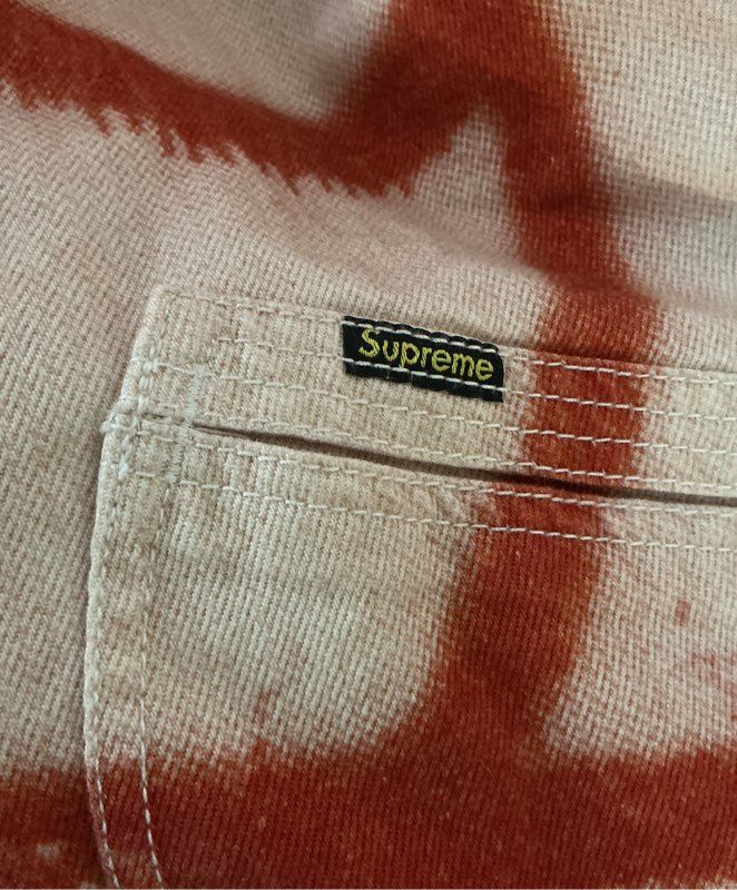 Men's Supreme Rust and Beige Work Jacket Size L