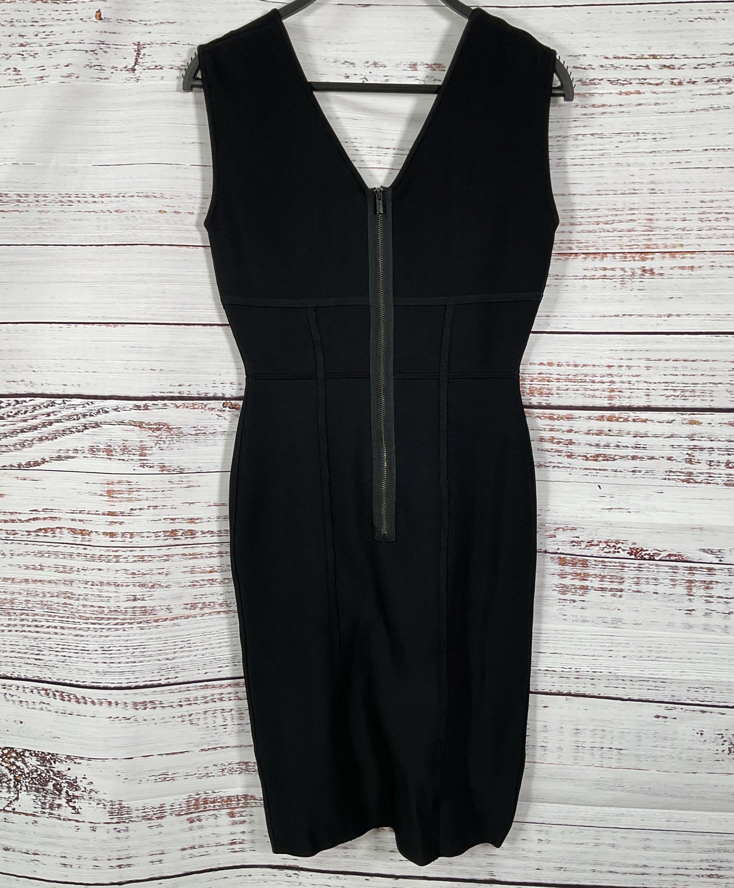 BCBG Max Azria Loribel Women's Black Bodycon Dress Size M