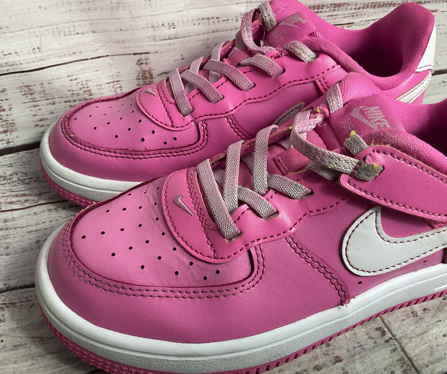 Nike Force 1 Low EasyOn Sneakers Pink 1Y