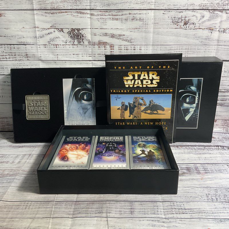 NOB 1997 Star Wars Trilogy Special Edition Limited Edition Collector VHS Box Set