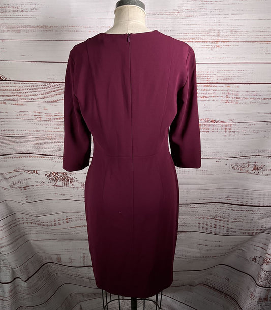 Boss Hugo Boss Daperlina Sheath Dress Plum 10