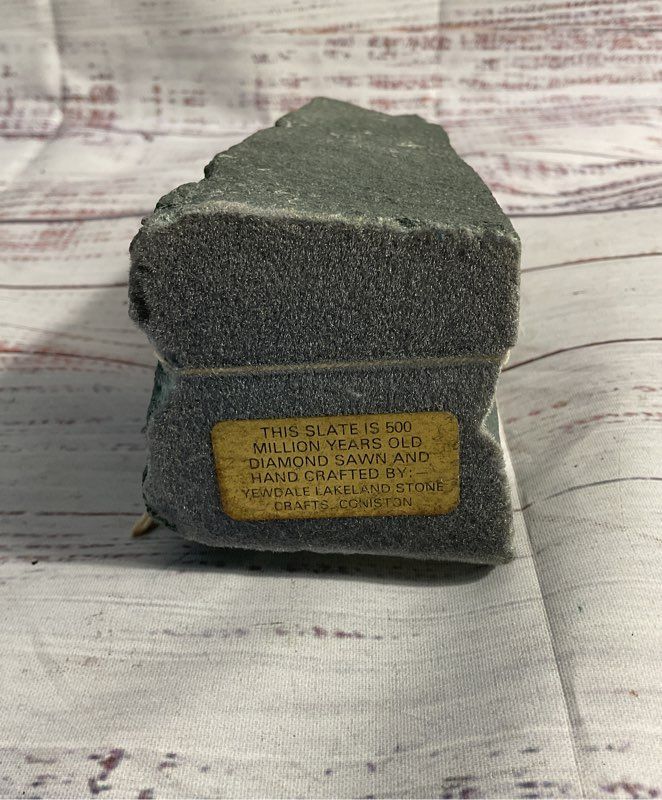 Diamond Sawn Slate Yewdale Lakeland Stone Crafts Rock Climber Decorative Piece