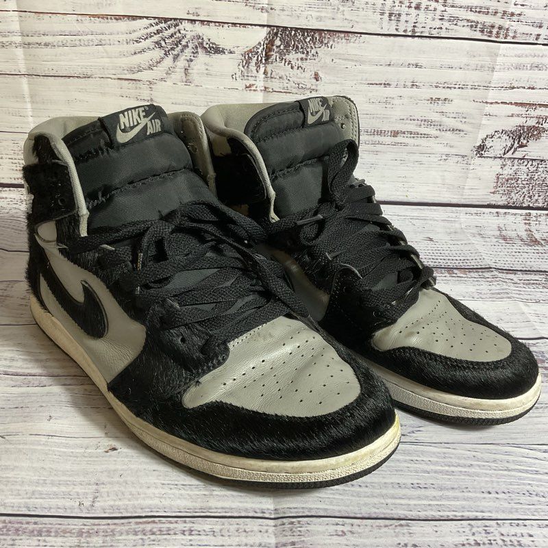 NIKE Jordan 1 Retro High OG Twist 2.0 Medium Grey Women's Sneakers- SZ 10