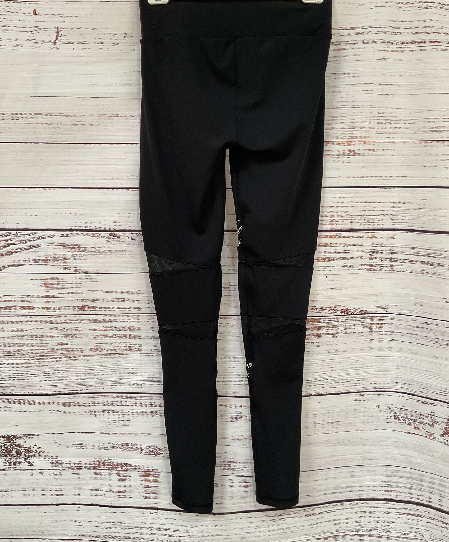 True Religion Women's Black Signature Monogram Leggings Size S