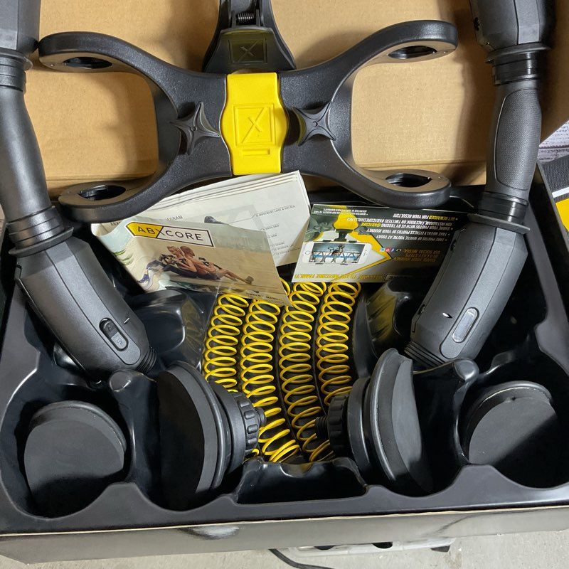 NOB ABXCORE Lightweight Portable Ab Exercise Machine with Backpack Bag