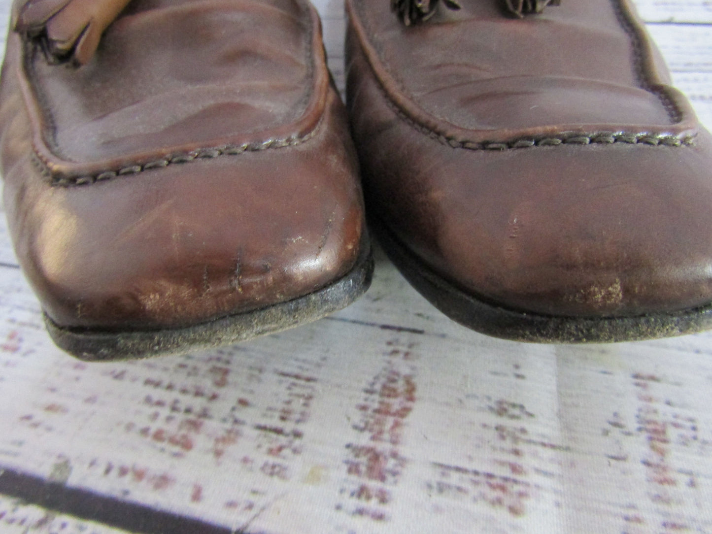 Paul Smith Men's Brown Loafer Tassel Loafers Size 10 Made in Italy