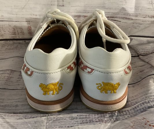 AeroGreen Woven Leather Golf Sneakers Multicolor 7.5