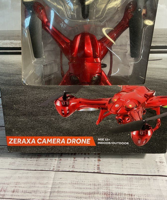 NEW Zeraxa Camera Drone Indoor/Outdoor Radioshack Red