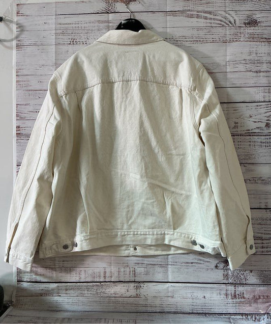 Men's Levi's Off White Trucker Jacket Size XXL