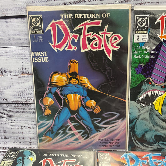 Dr. Fate Issues1,3,4,5,6,7,8 Lot Of 7 DC Comics 1988