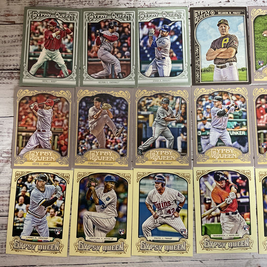 Set of 21 TOPPS Gypsy Queen Baseball Cards