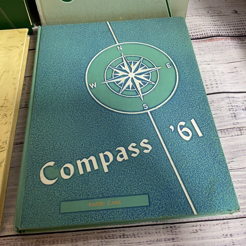 1958-1961 St. Monica Catholic High School Yearbooks- Set of 4