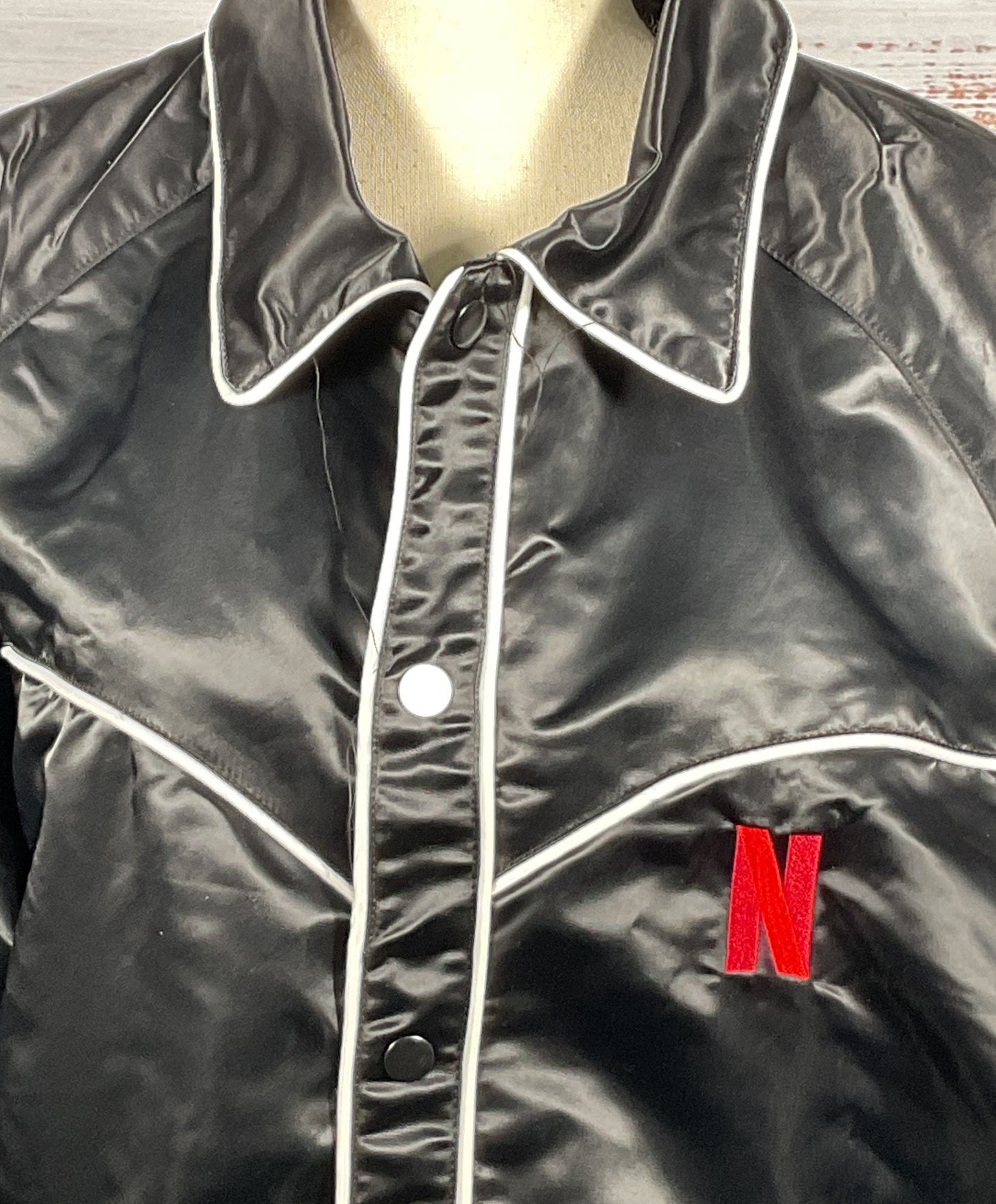 Casey Bannerman Netflix Mike Tyson Jake Paul Bomber Jacket Black M