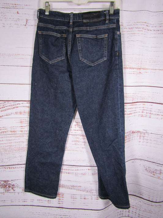 The Kooples Men's Dark Blue Denim Cotton Blend Jeans Size 28 x 26