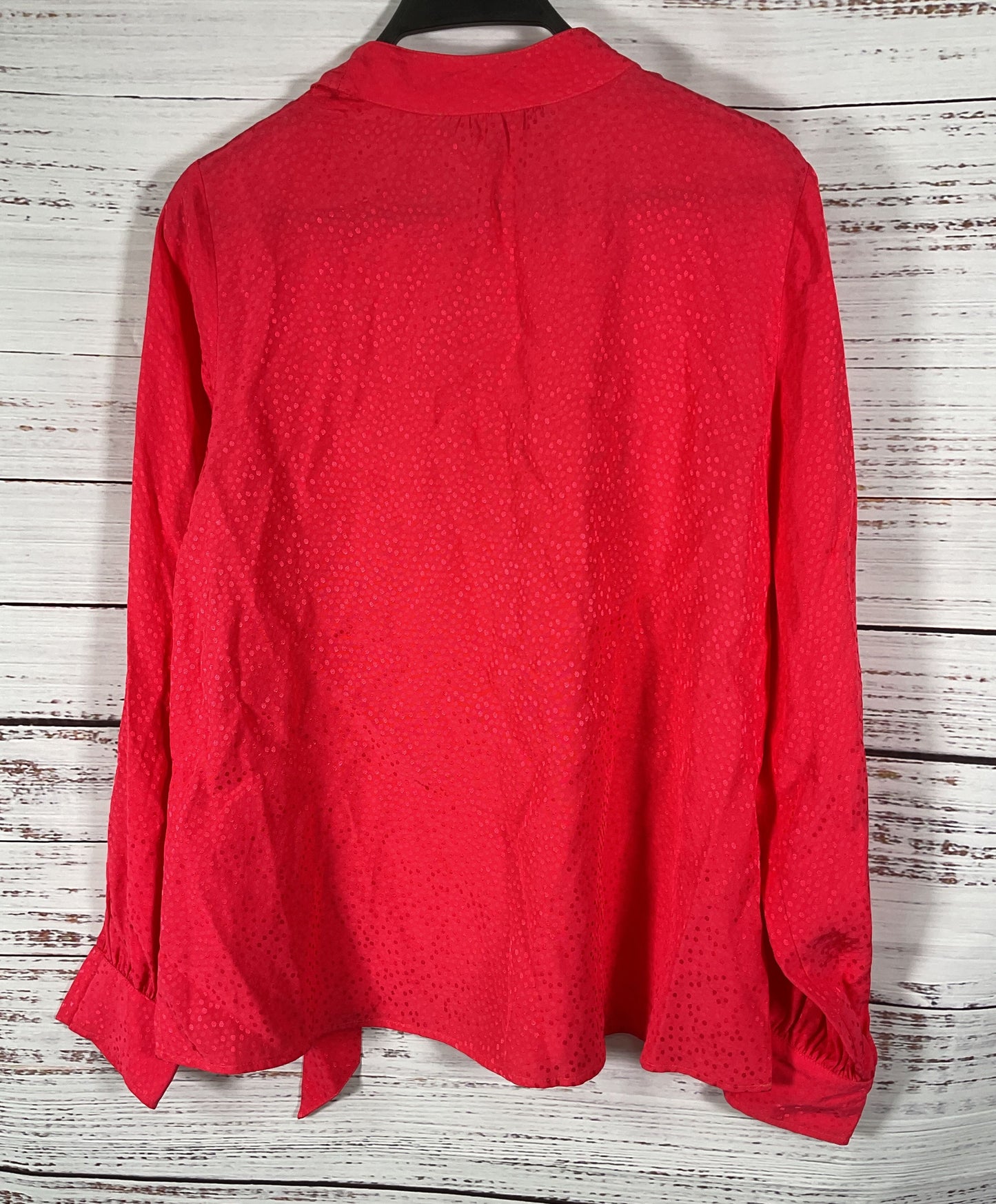 BCBG Max Azria Women's Geranium Long Sleeve Blouse Size S