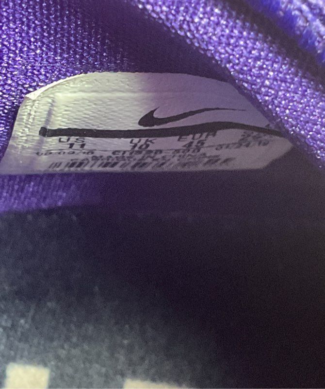 Nike LeBron 16 Martin Men's Sneakers Purple 11