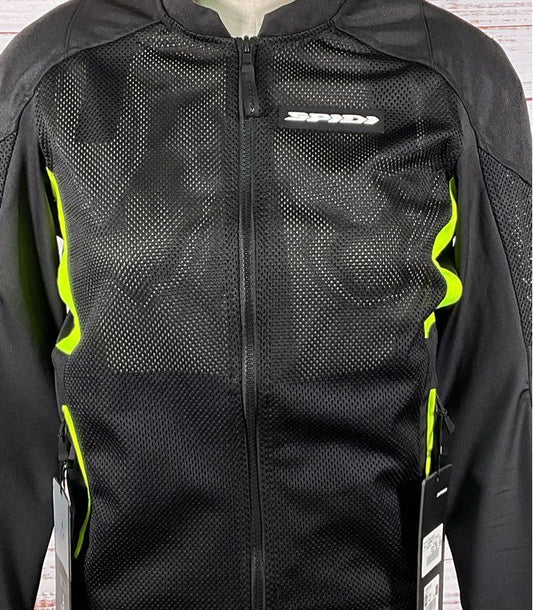 Spidi Men's Super Net Motorcycle Jacket Black M