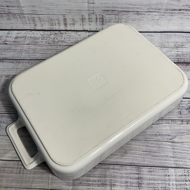 Revol Belle Cuisine White Ceramic 13" Casserole Roasting Dish