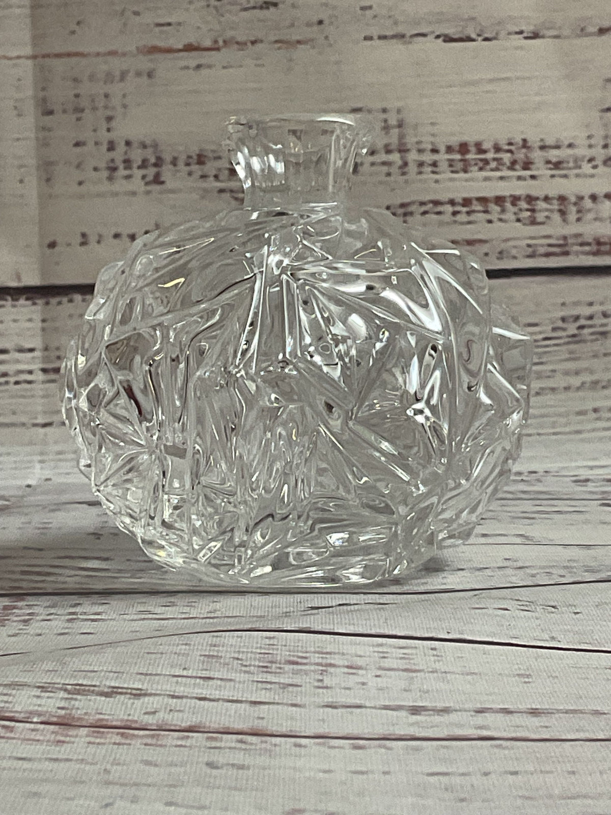 Tiffany & Co Crystal Glass Perfume Bottle Vase