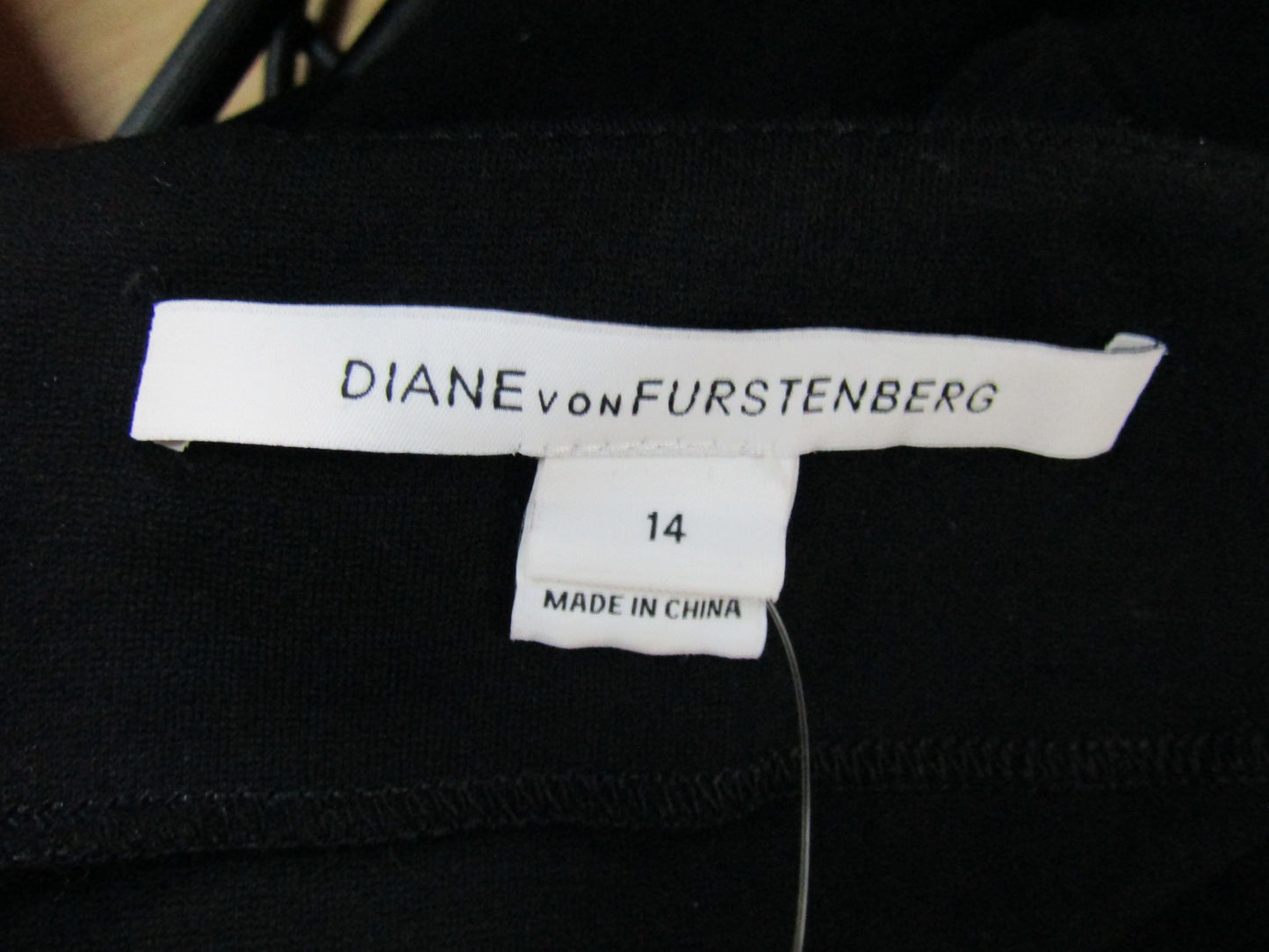 Diane Von Furstenberg Esme Women's Black Pencil Skirt Size 14