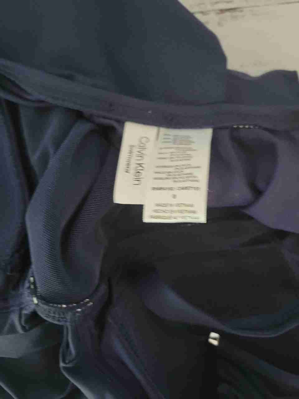 NWT Women's Calvin Klein Navy Blue Swimsuit Size 8