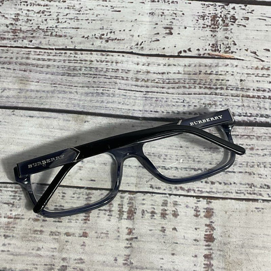 Burberry B2150 3419 Navy Blue Horn Rim Eyeglasses - Size 55-17-140 *FRAME ONLY*