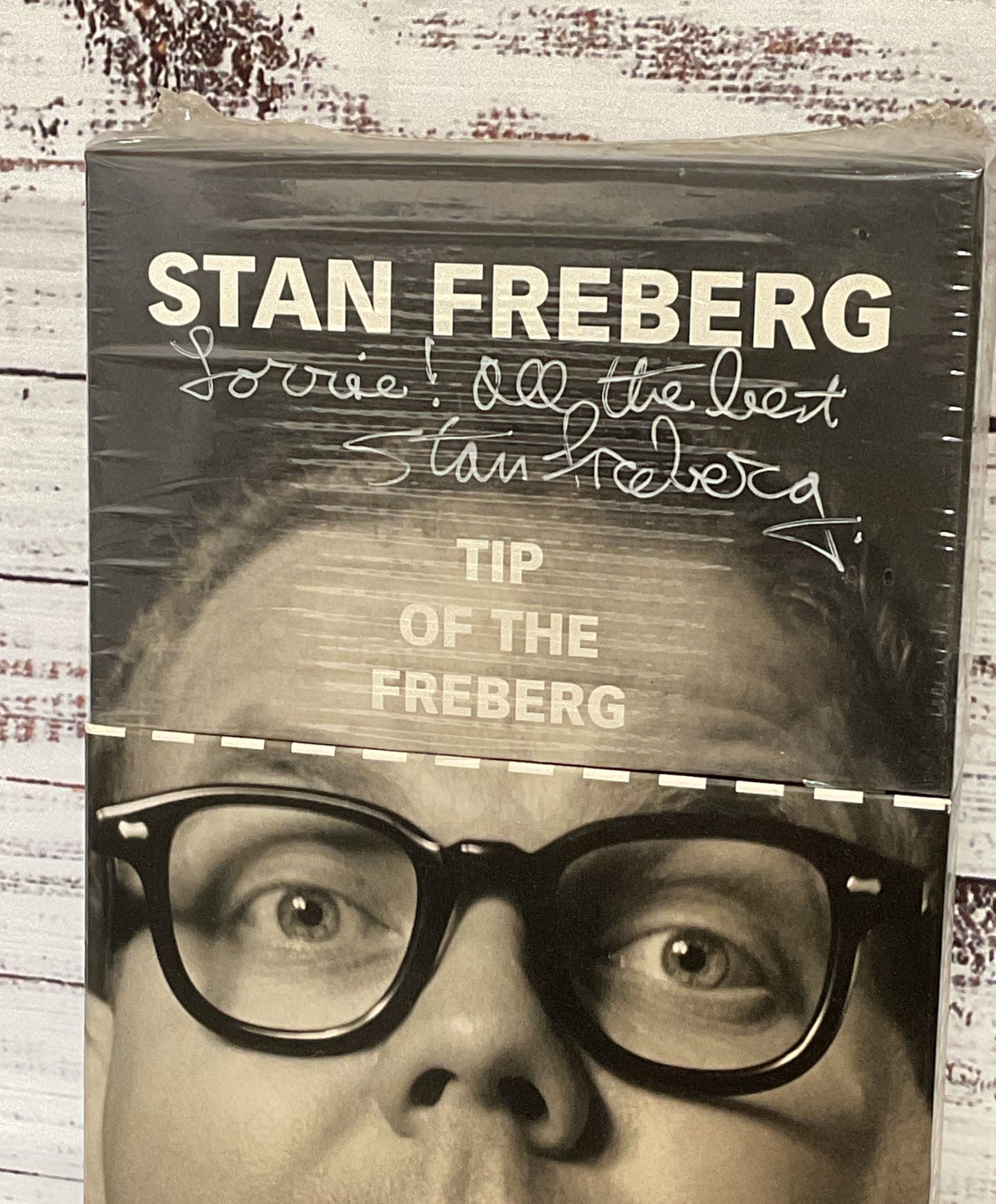 Stan Freberg Signed Tip Of The Freberg VHS & CD Collection