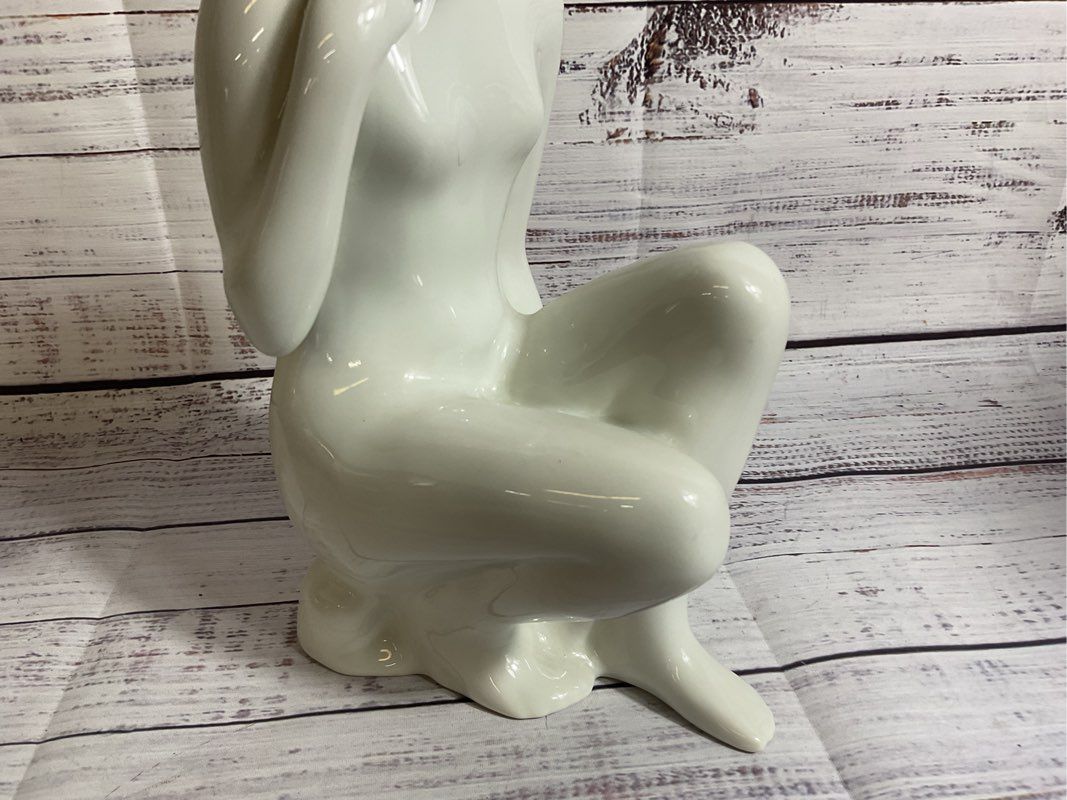 VTG. ROYAL DUX Duchcov Nude Woman Porcelain Figurine- 11"