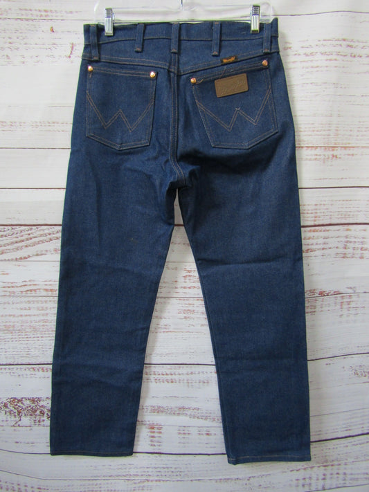 Wrangler 13MWZ Men's Blue Denim Cowboy Cut Jeans Size 30 x 29