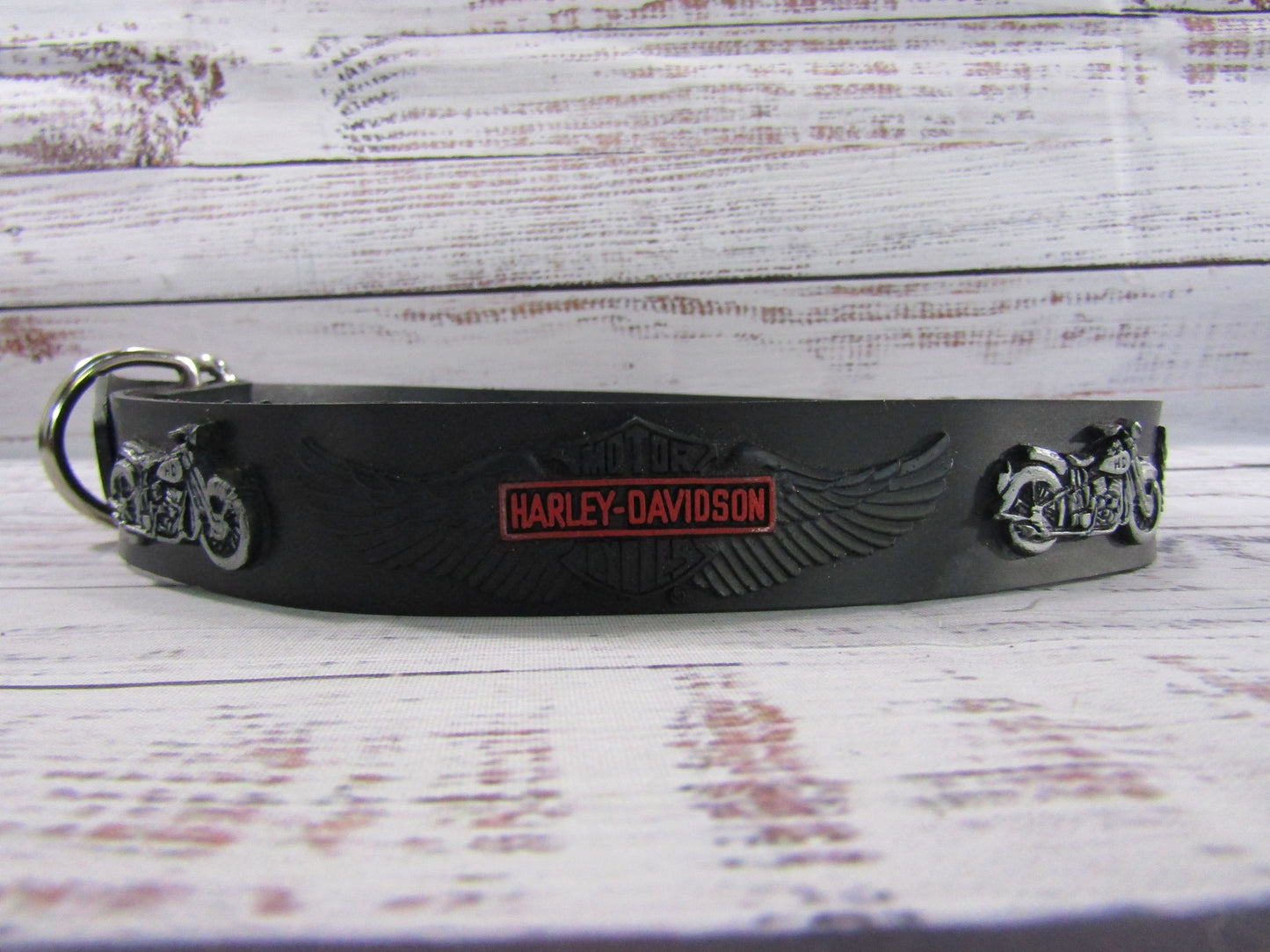 Harley-Davidson Boy's Black Rubber Belt Size 14 Made in The USA