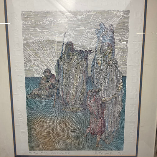 Agar Print by Guillaume Azoulay Lithograph Hand Signed HE 27/36